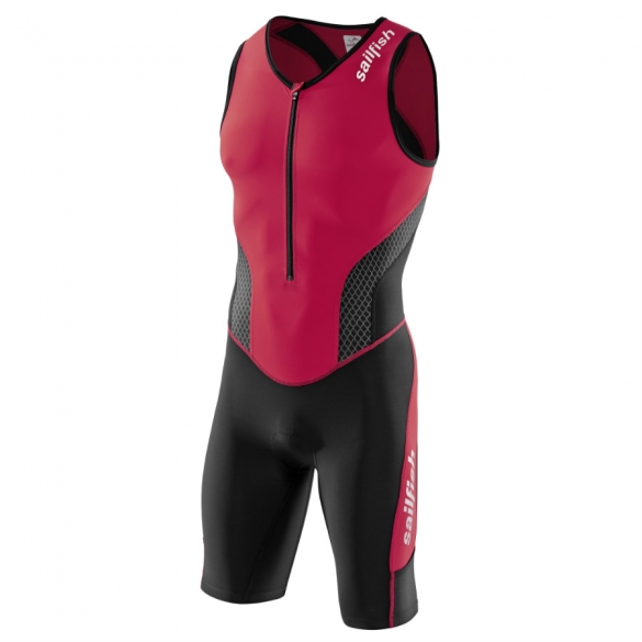 Sailfish Competition trisuit heren rood 2015 STCOM